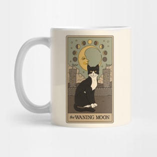 The Waning Moon Cat Mug